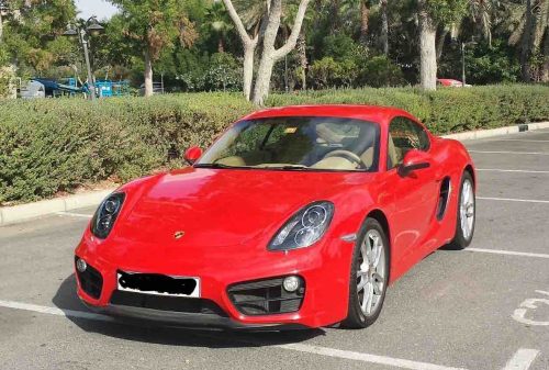 2015 Modle Porsche Cayman Car For Sale (Accident Free, Full Service History) Dubai