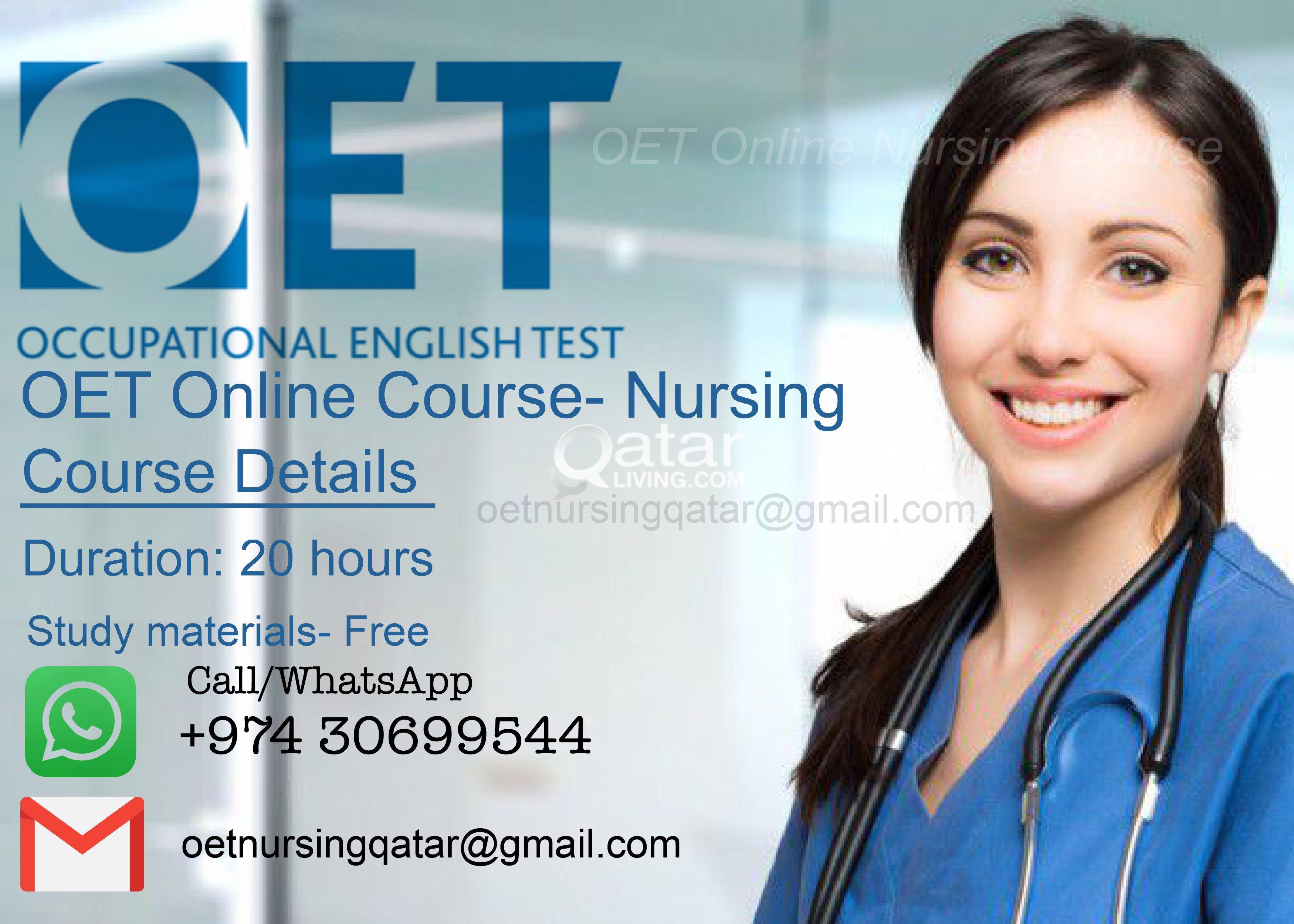 OET- NURSING ONLINE PREPARATION QATAR