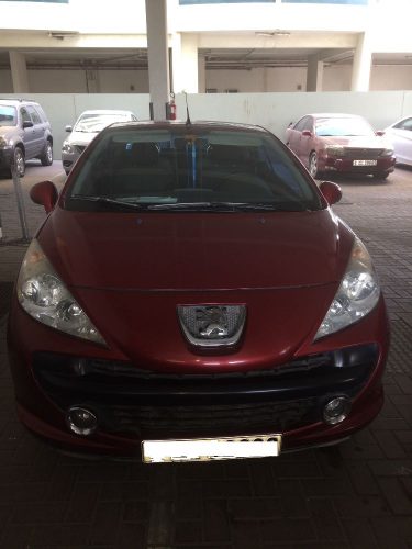 Neat And Good condition peugot 207 CC for sale,Dubai