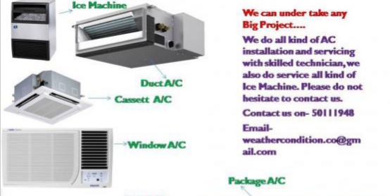 ALL KIND OF AIR CONDITION SERVICES