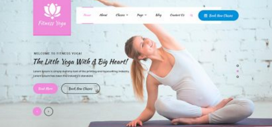 Buy Best Yoga WordPress Theme For Yoga And Fitness Centres