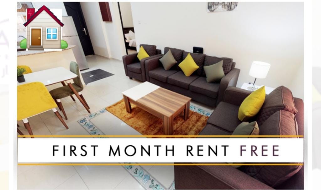 FURNISHED & CLEAN  2 BHK-FLAT FOR RENT FIRST ONE MONTH FREE- No commission