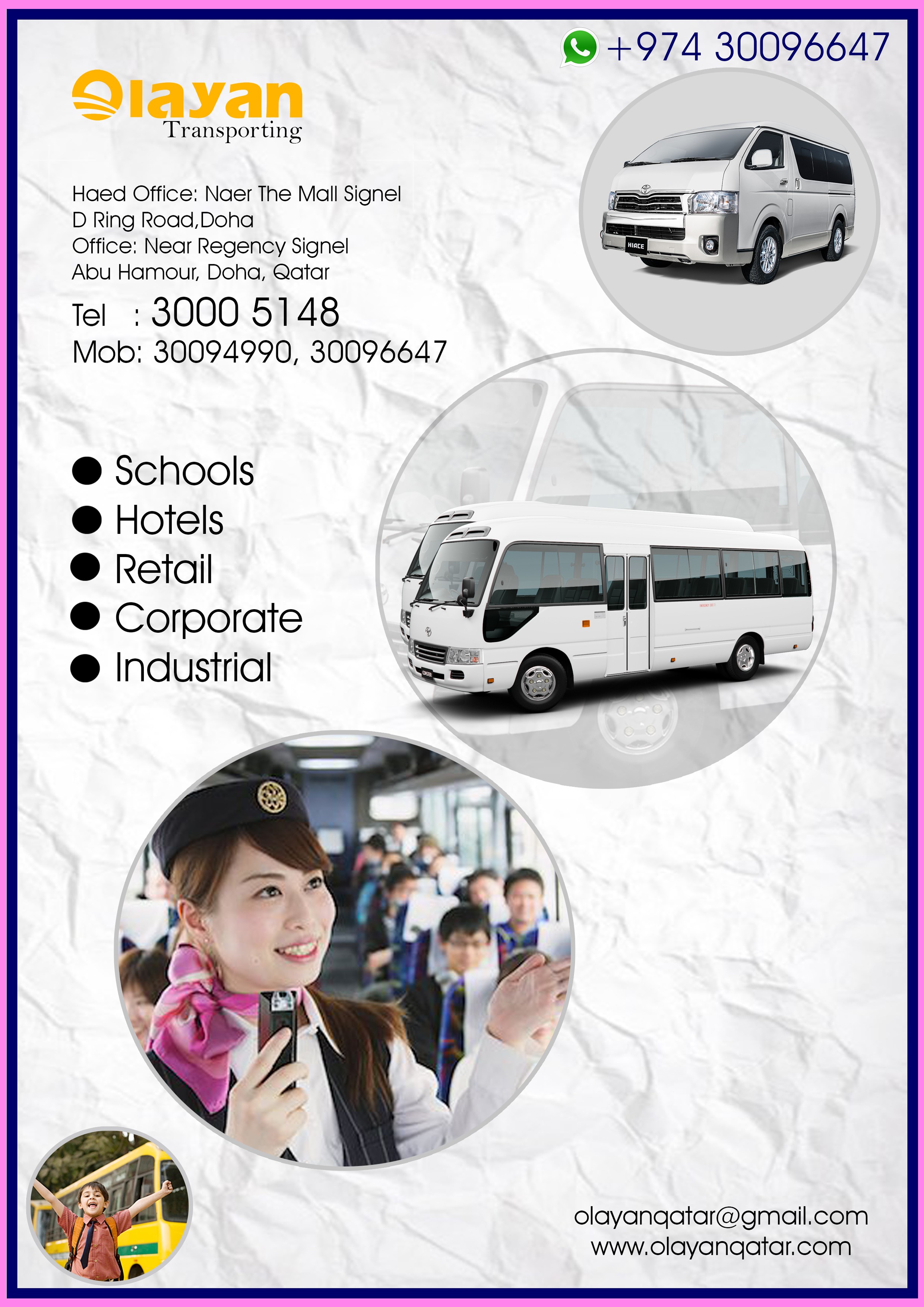 BUS FOR RENT-	Al Dafna Qatar