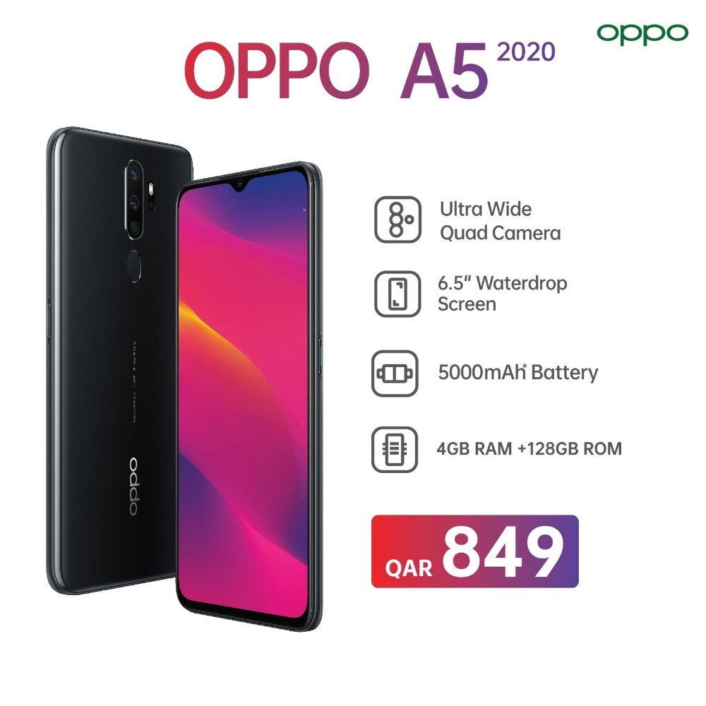 Oppo A5 2020 latest model for urgent  Sale-Doha