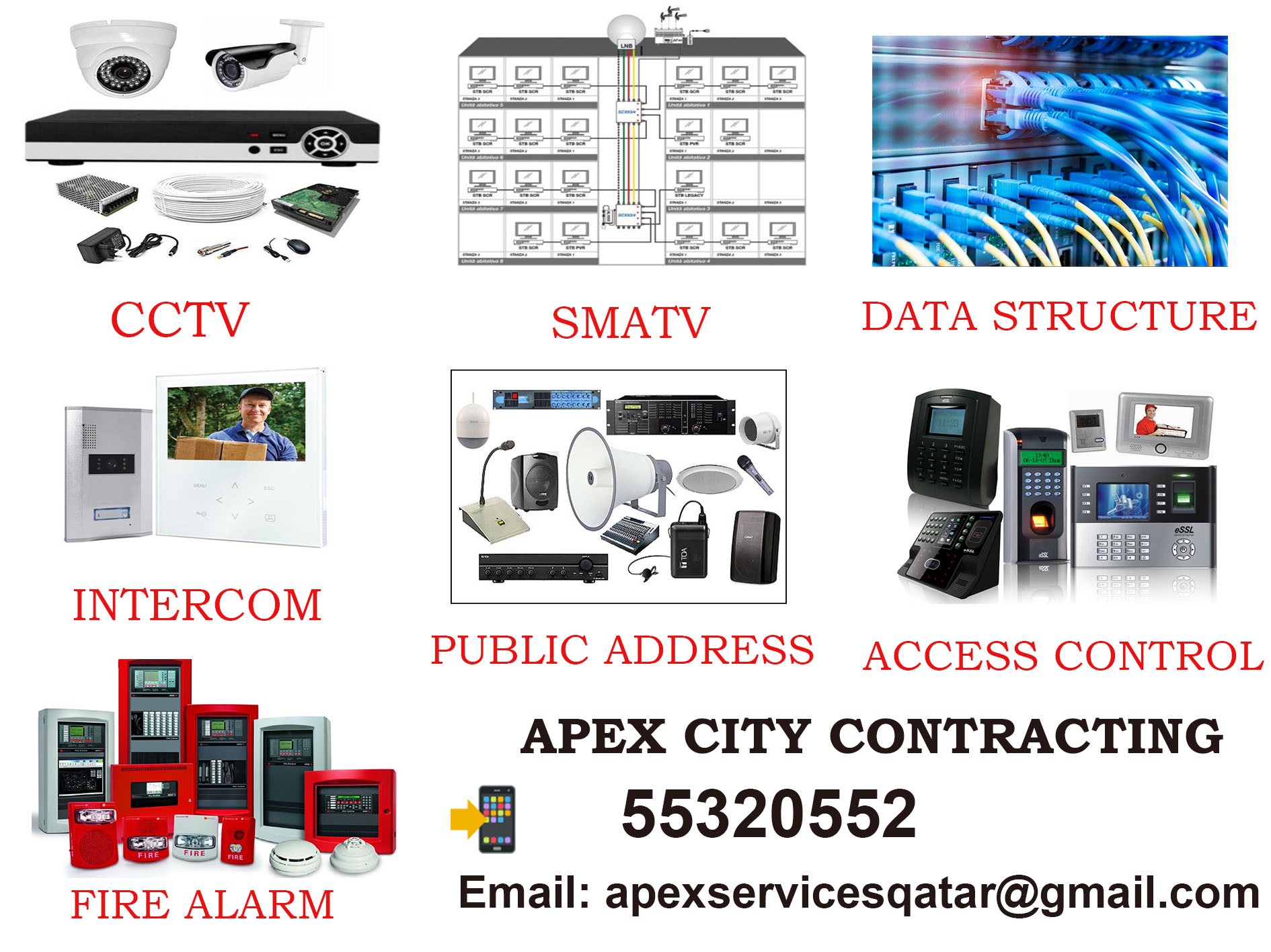 ELV AND MEP CONTRACTOR (CCTV, FIRE ALARM)