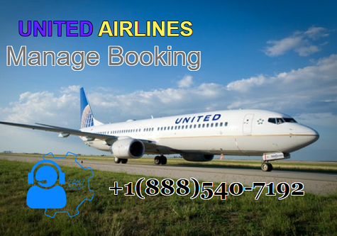 +1-888-540-7192 United Airlines Manage Booking