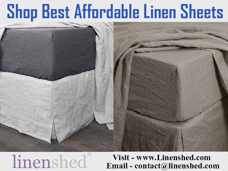 Shop Best Affordable Linen Sheets At LINENSHED