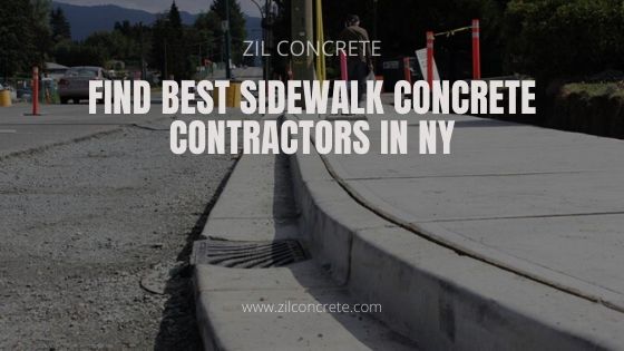 Best Sidewalk concrete contractors NY