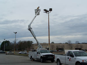 Parking Lot Pole Light Construction Services in Illinois