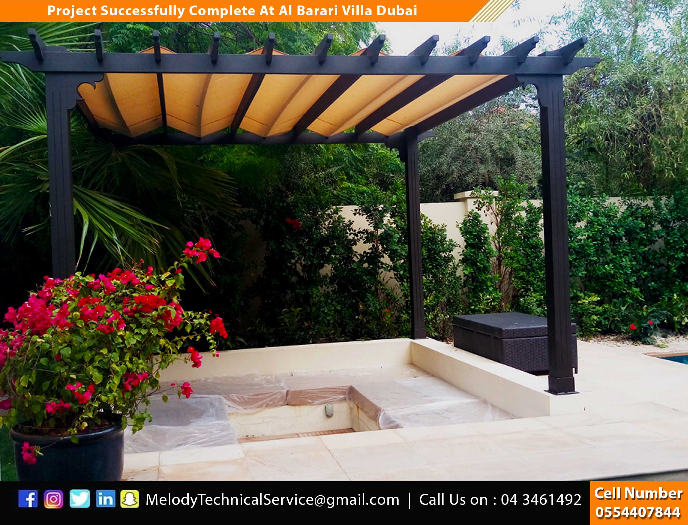 Pergola Suppliers in Dubai | Pergola Design in Dubai | Wooden Pergola In UAE