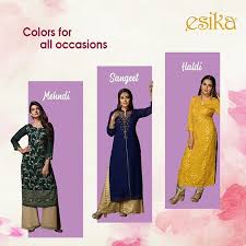 Manufacturer and Exporters of Indian Ethnic Wear Wholesaler | Esika World