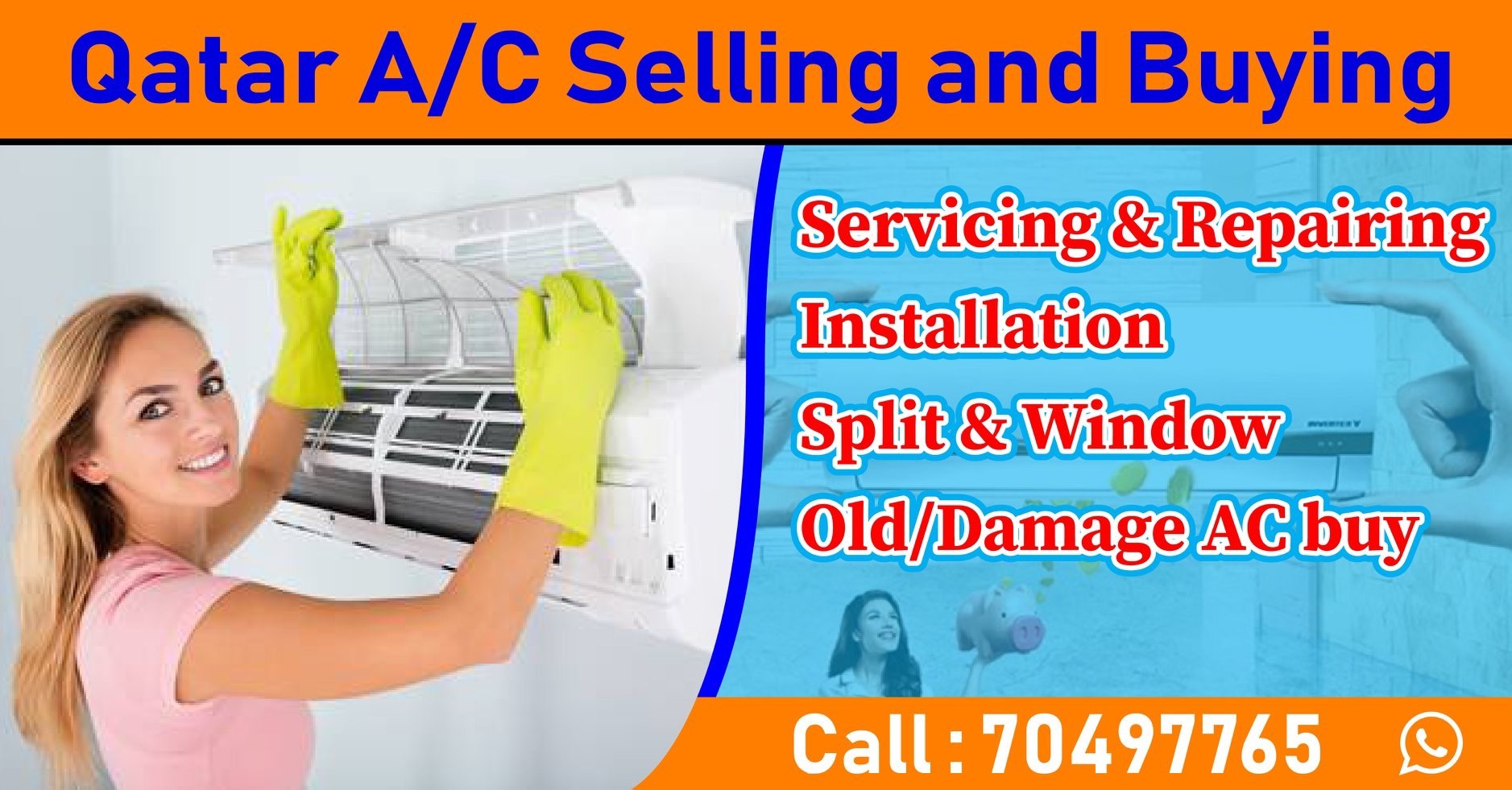 Professional Ac Maintenance works in Qatar