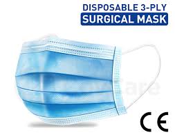 AVAILABLE 3 PLAY SURGICAL FACE MASKS