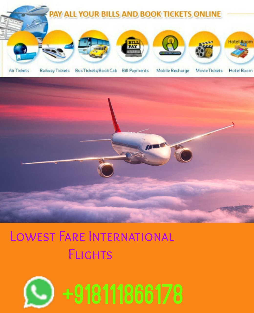 International &National  flight booking started