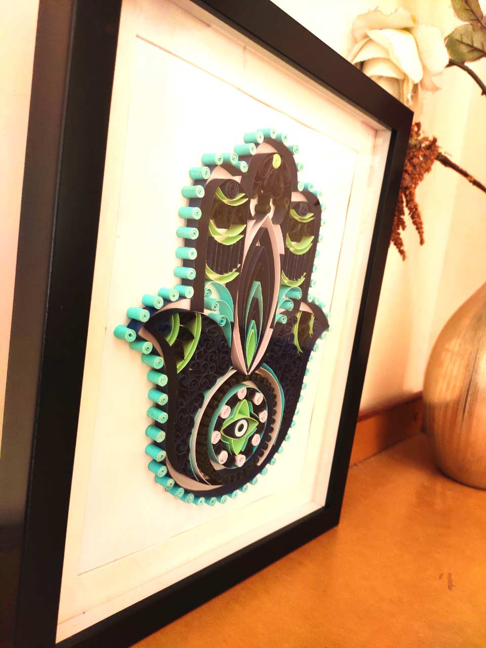 Unique gifts for home Hamsa Hand with decorate your home