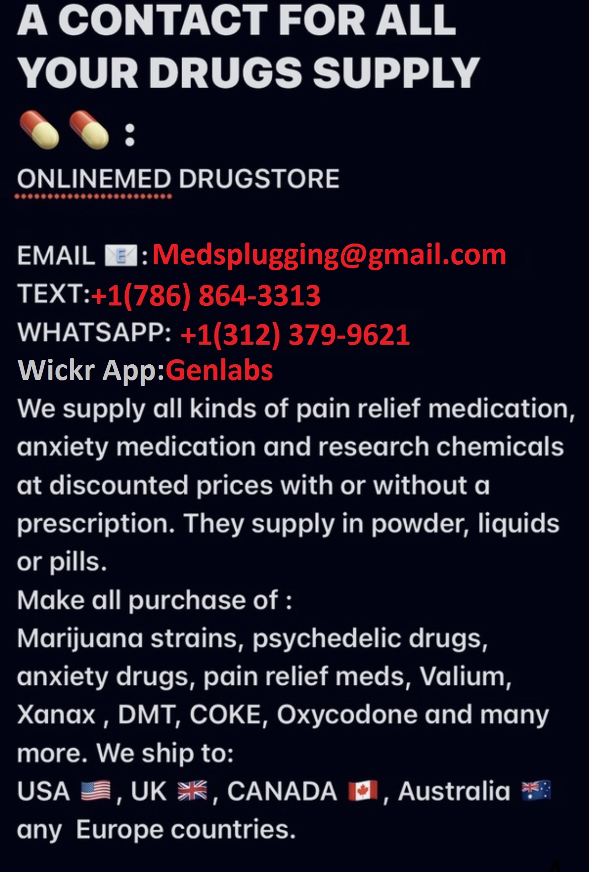 Buy Pain Relievers,Sleeping Pills,Sex enhancers pills etc Text OR Call:.+1(786) 864-3313