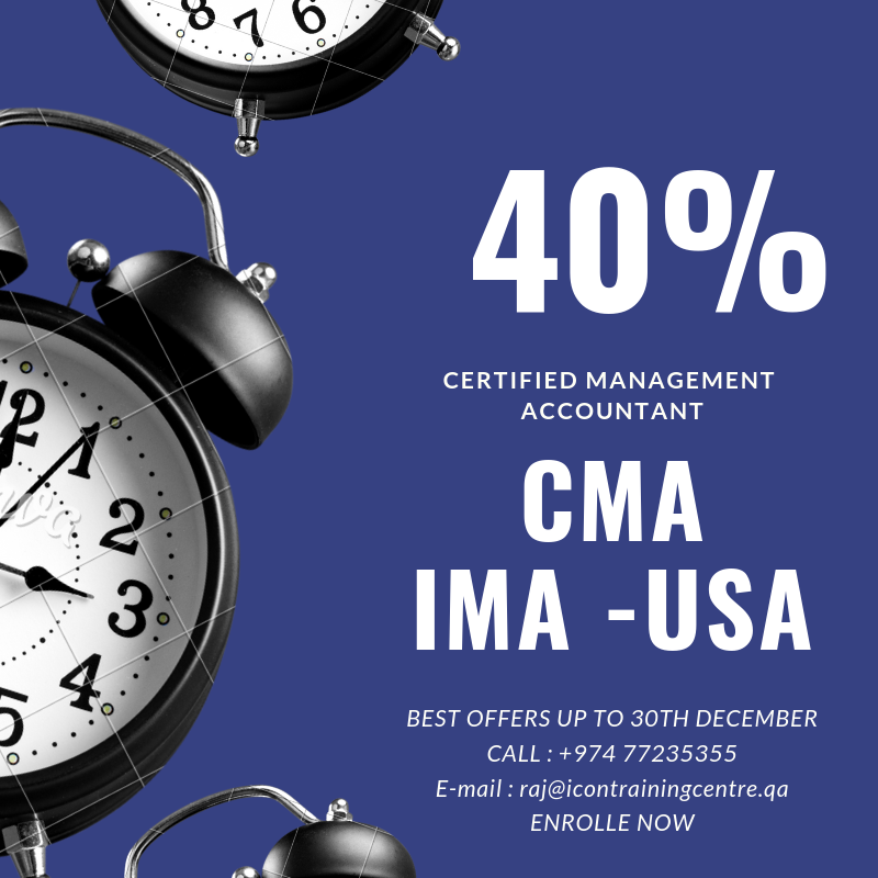 CMA – CERTIFIED MANAGEMENT ACCOUNTANT