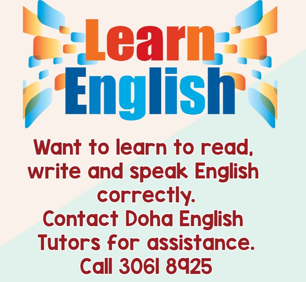 DOHA ENGLISH TUTORS