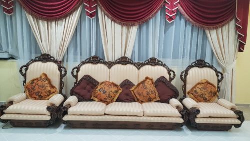 Royal Gala Solid Wood Sofa set for urgent sale