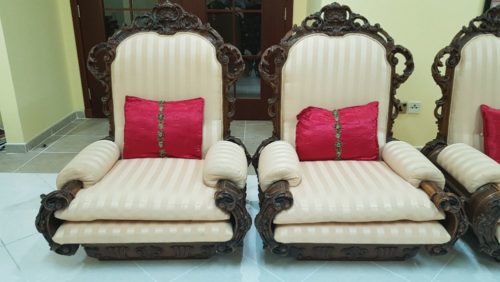 Royal Gala Solid Wood Sofa set for urgent sale