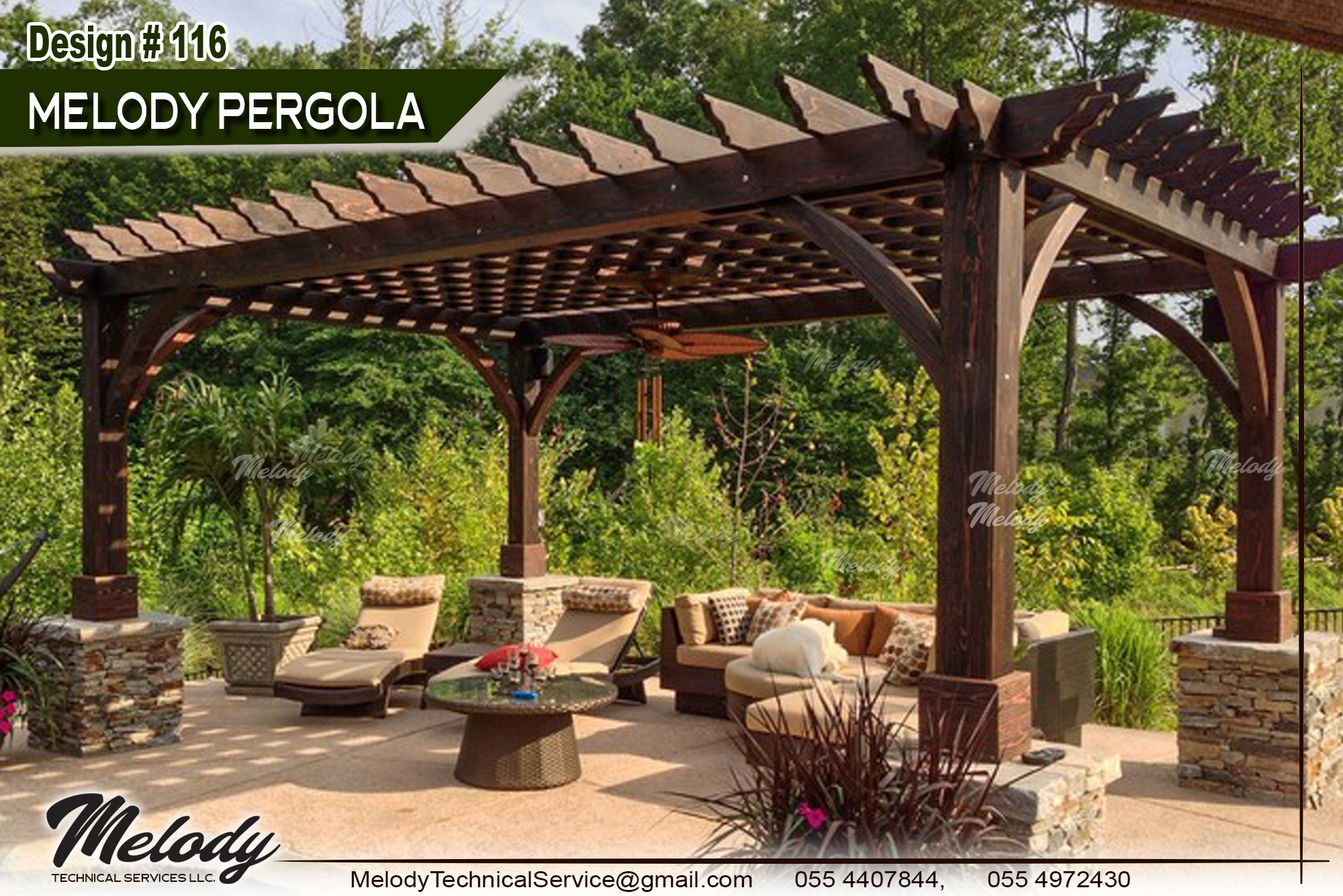 Backyard Pergola in Dubai | Pergola Supply and fixings in Dubai Abu Dhabi Sharjah | Best design pergola Dubai