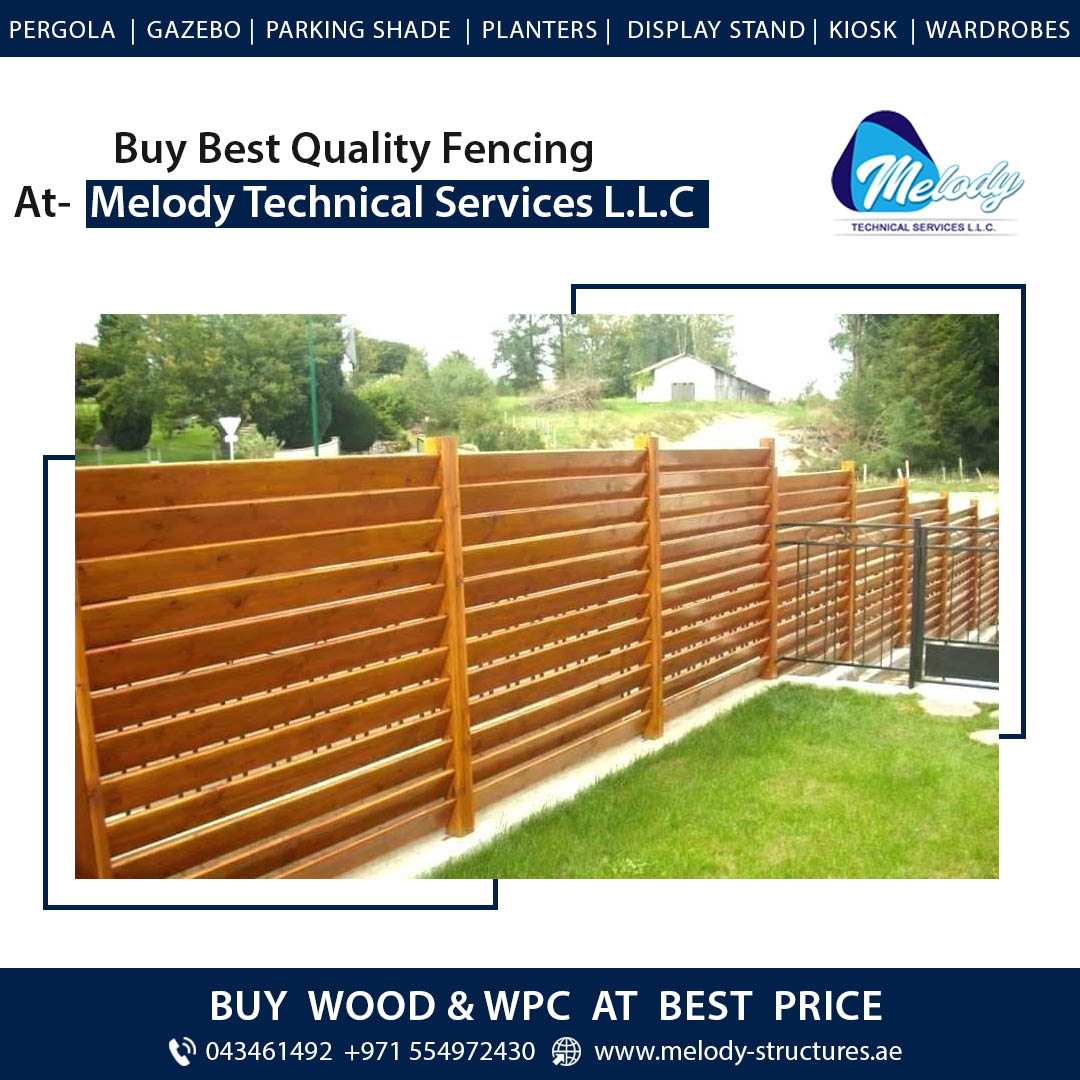 WPC Fence Suppliers in Dubai | composite wood fence supply and fixings in Dubai Abu Dhabi Sharjah UAE |