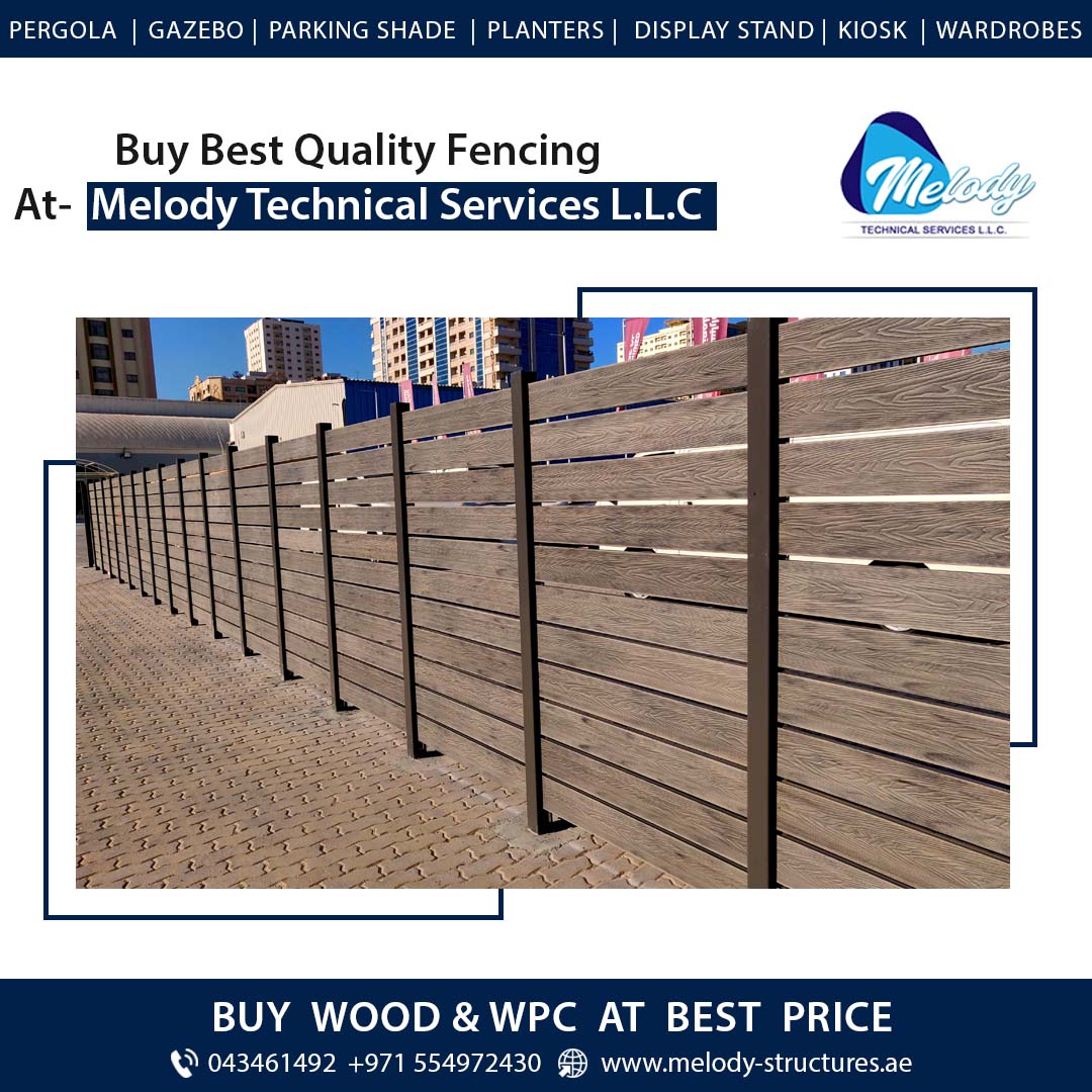 WPC Fence Suppliers in Dubai | composite wood fence supply and fixings in Dubai Abu Dhabi Sharjah UAE |