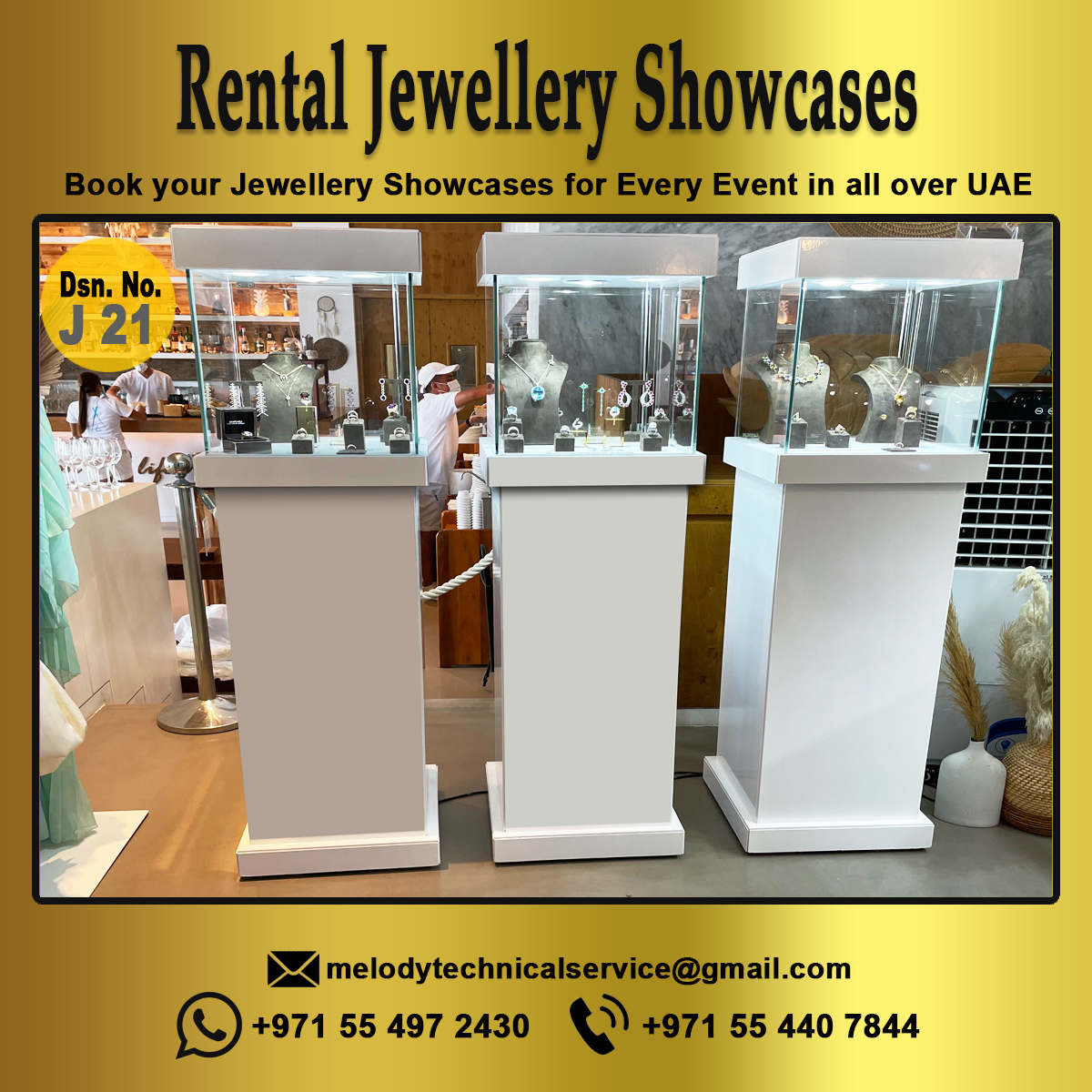 Jewelry Display Suppliers in Dubai | Jewelry Showcases for Sale and Rent in Dubai Abu Dhabi UAE