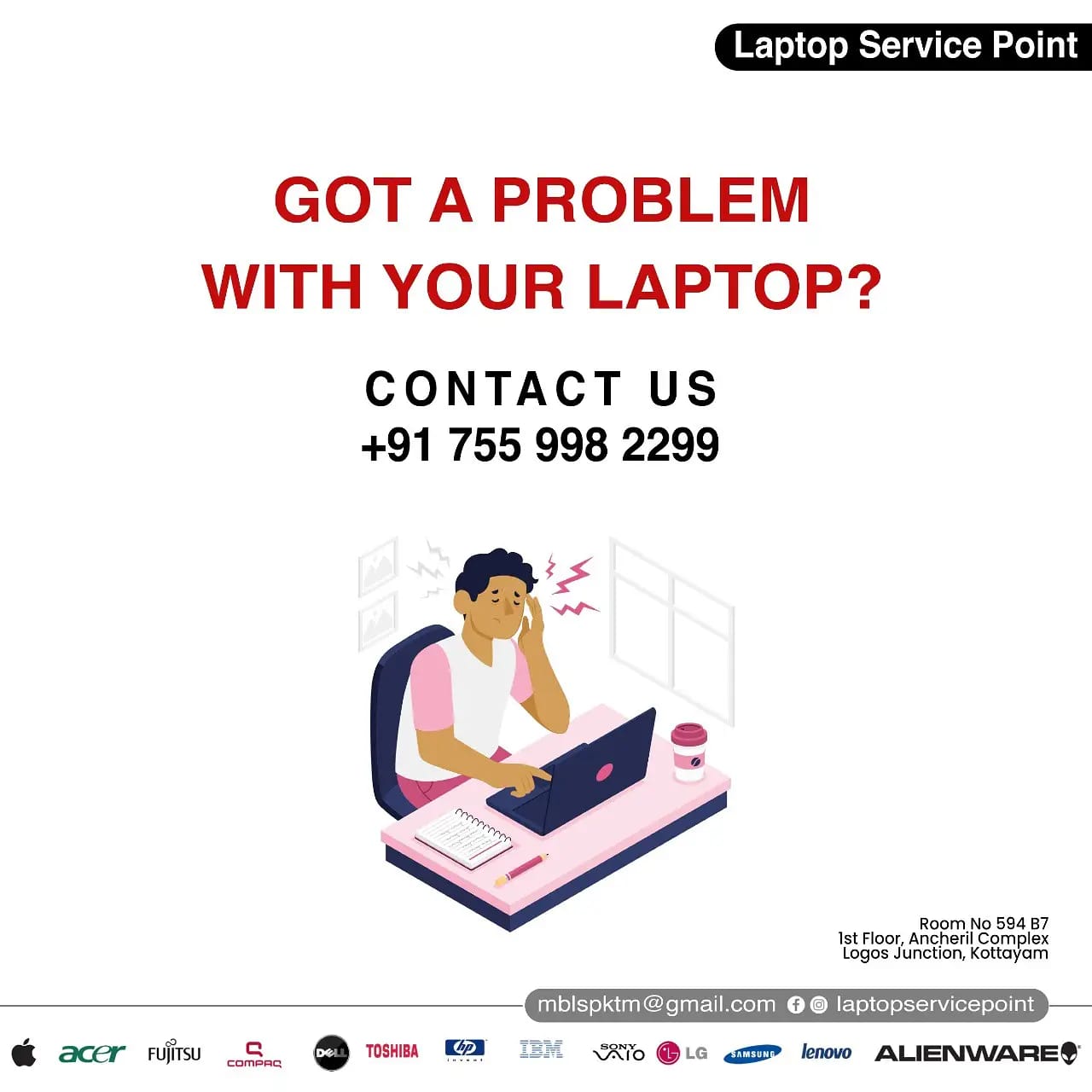 Professional and trustworthy Laptop Service providers  for all over the Kerala