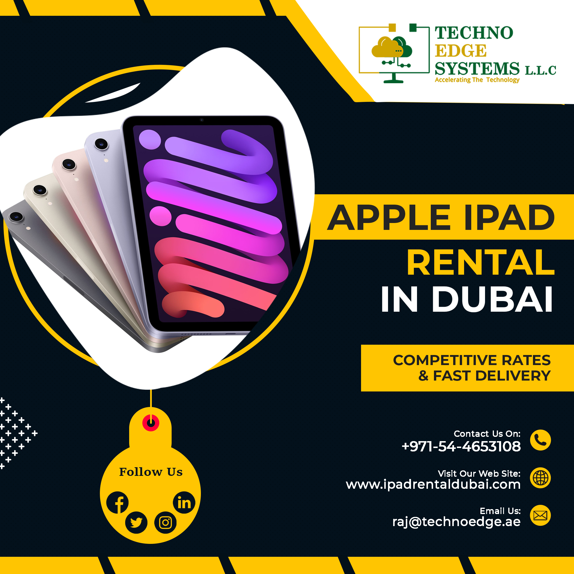 Apple iPad Rental in Dubai for Events