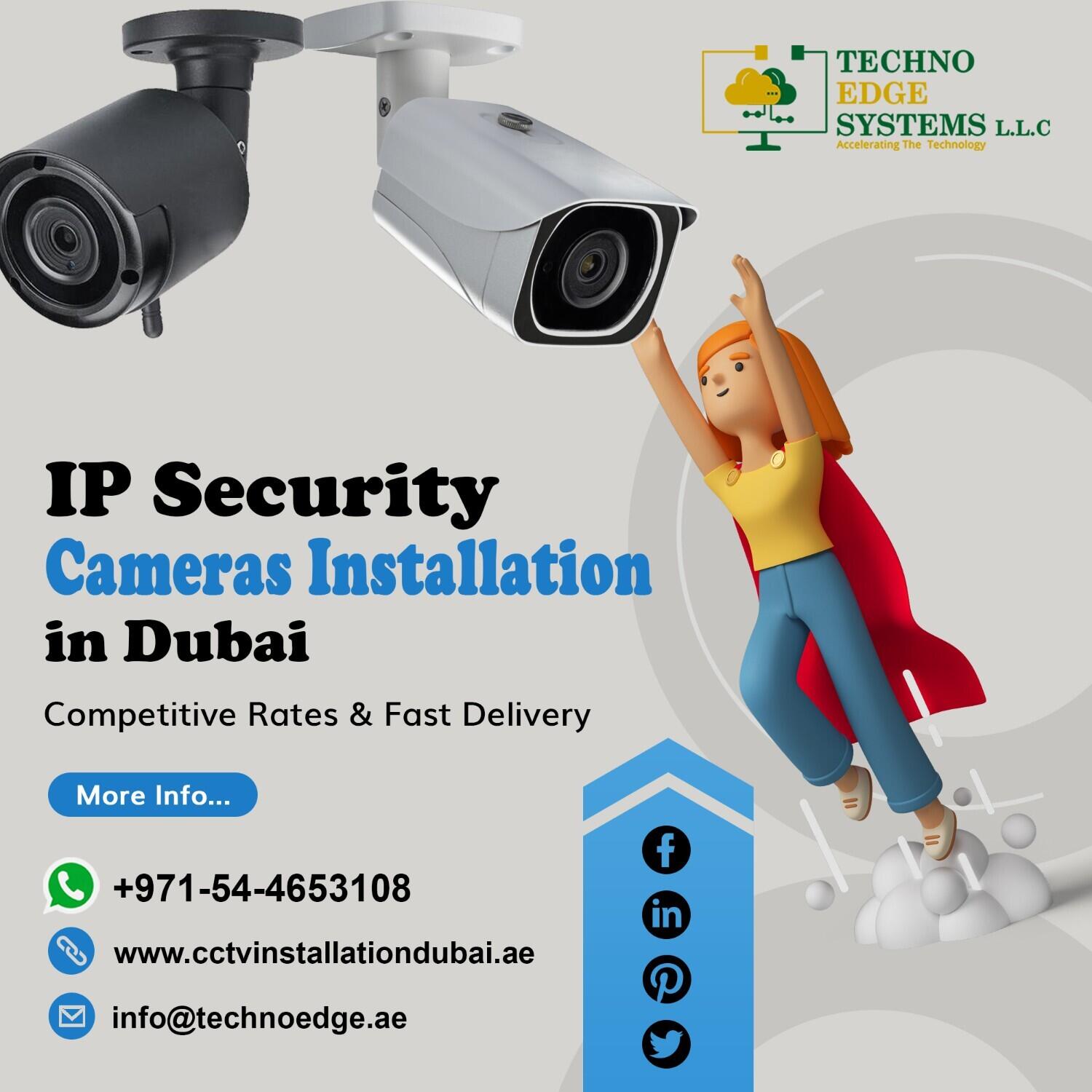 IP Security Cameras in Commercial Buildings in Dubai