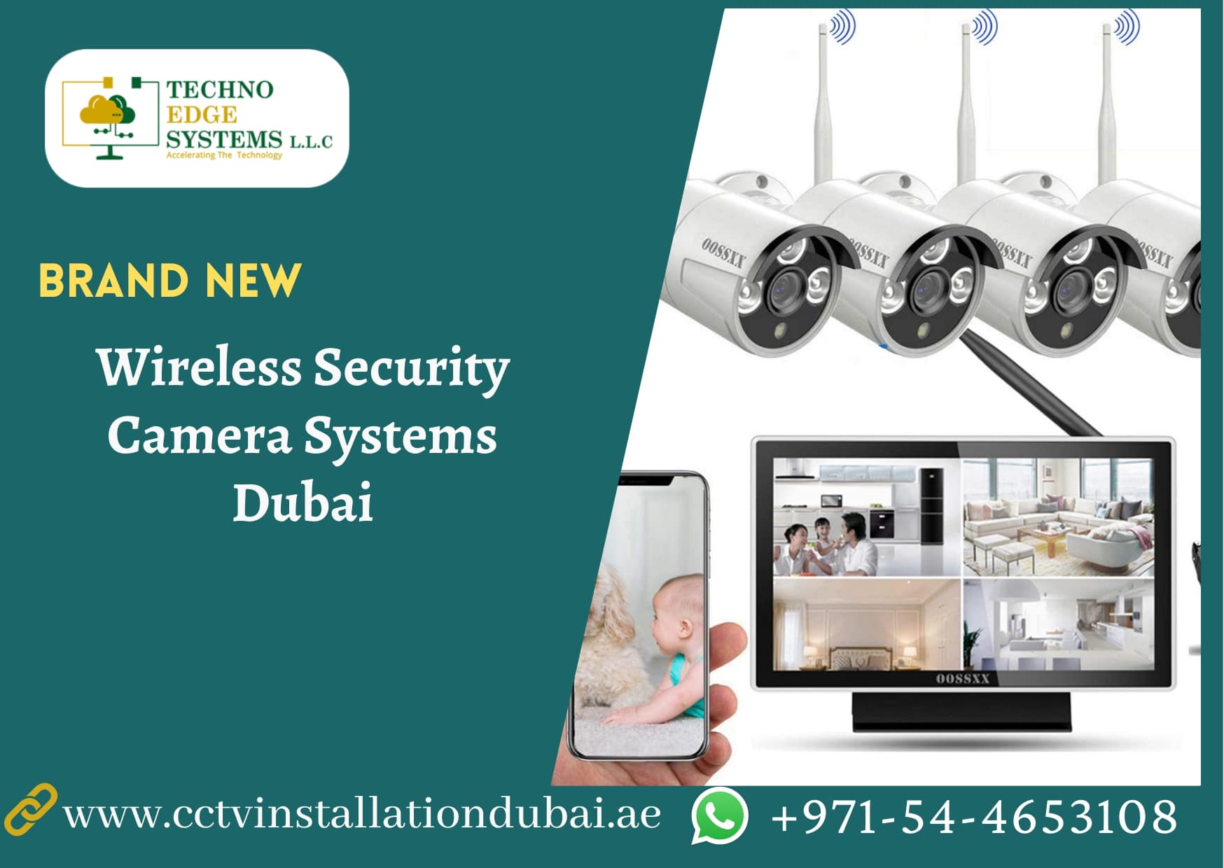 Set your Business up with Wireless Cameras in Dubai