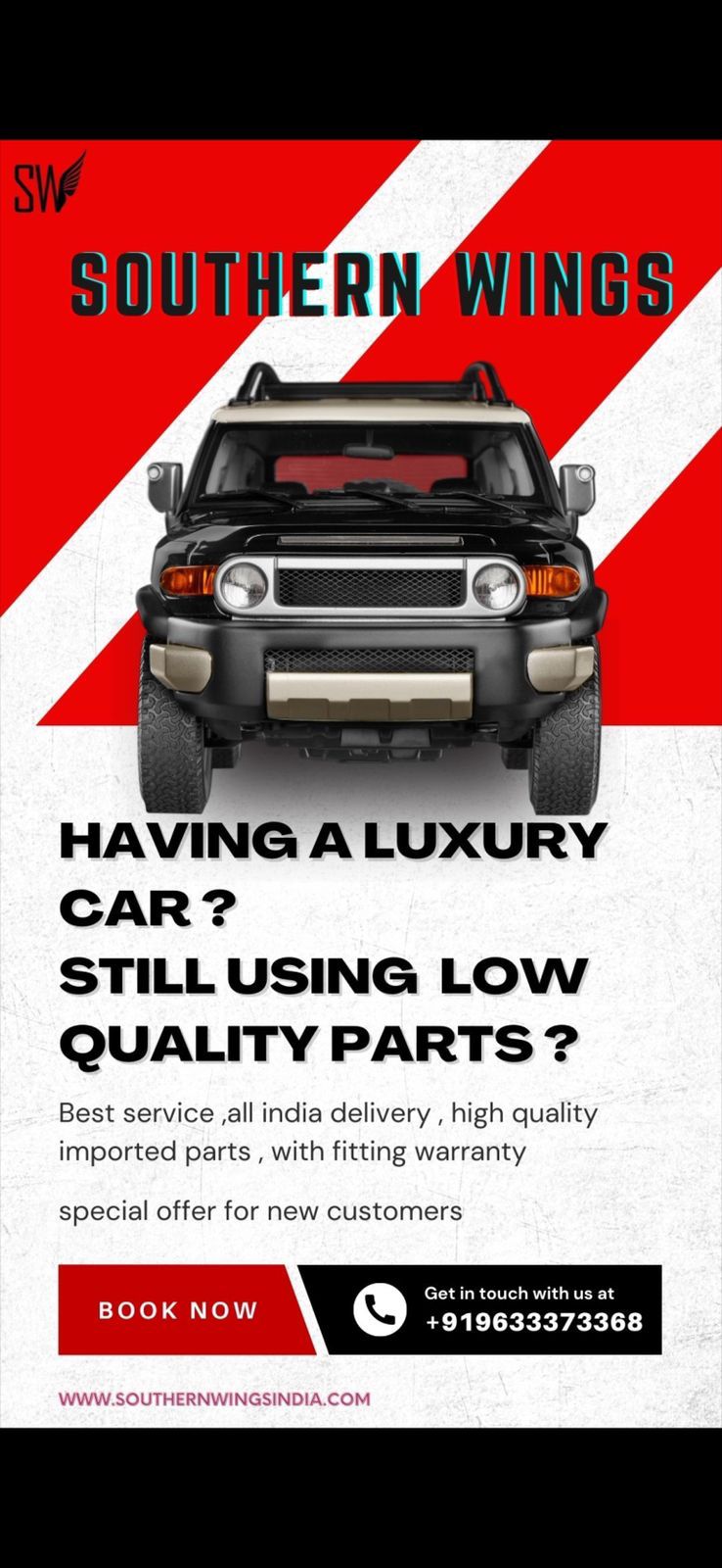 LUXURY AND PREMIUM CAR PARTS  NEW AND USED( All India Service)