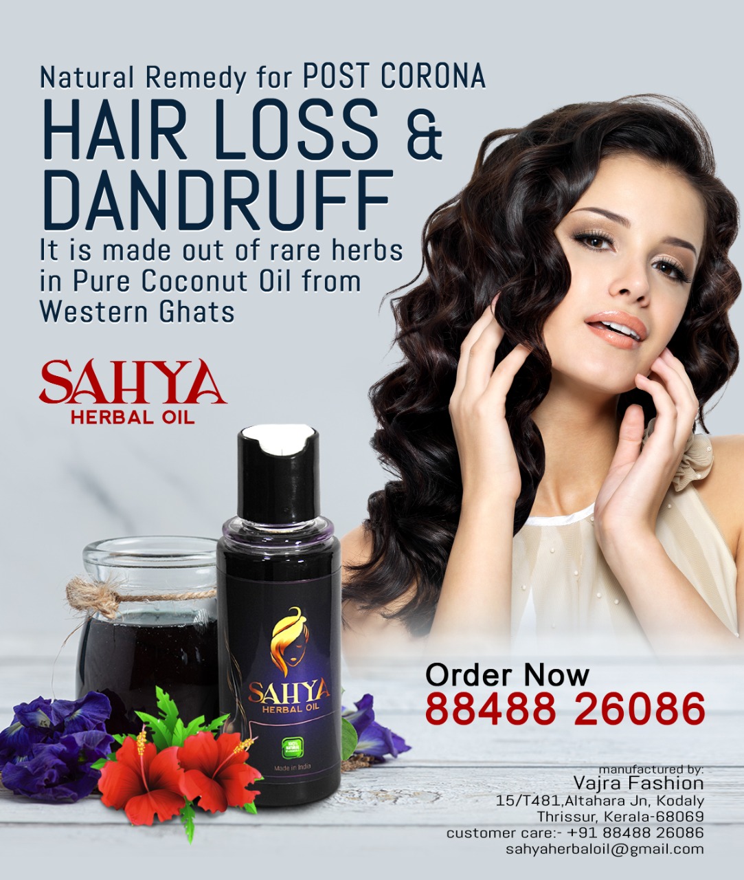 WE CARE FOR YOUR HAIR-  NATURAL REMADY FOR POST CORONA-ALL INDIA SERVICE